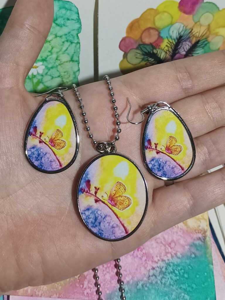 náušnice a přívěsek 35