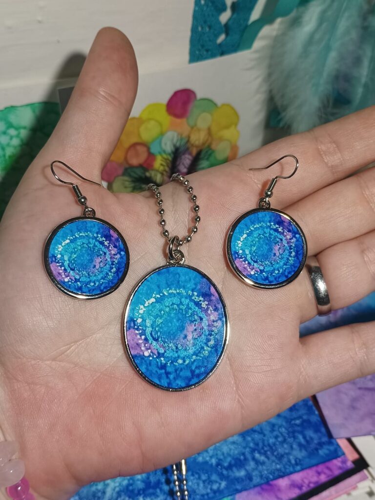 náušnice a přívěsek 43