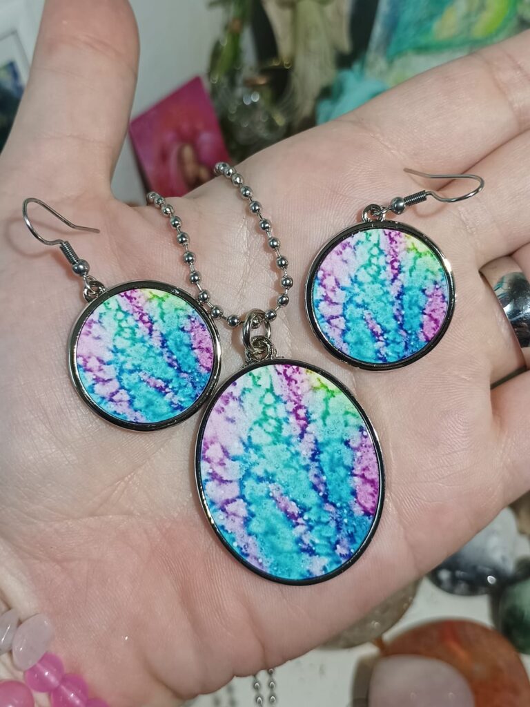 náušnice a přívěsek 48