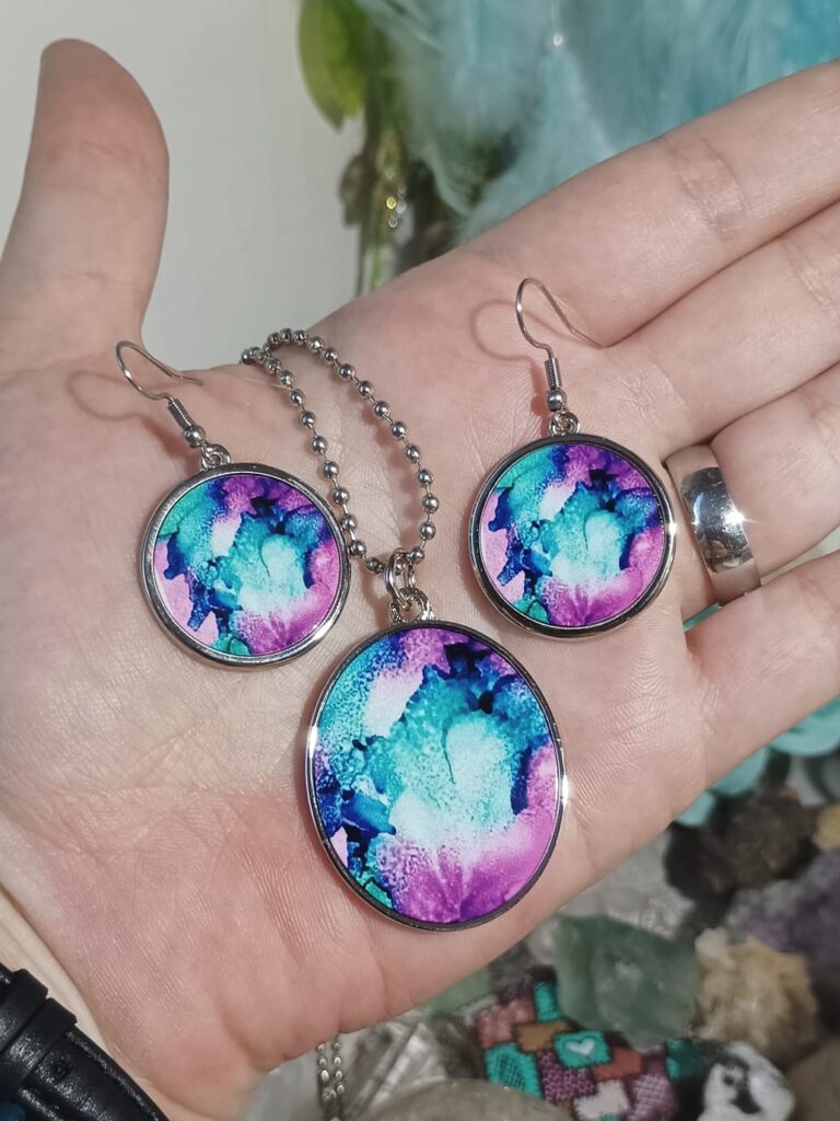 náušnice a přívěsek 49